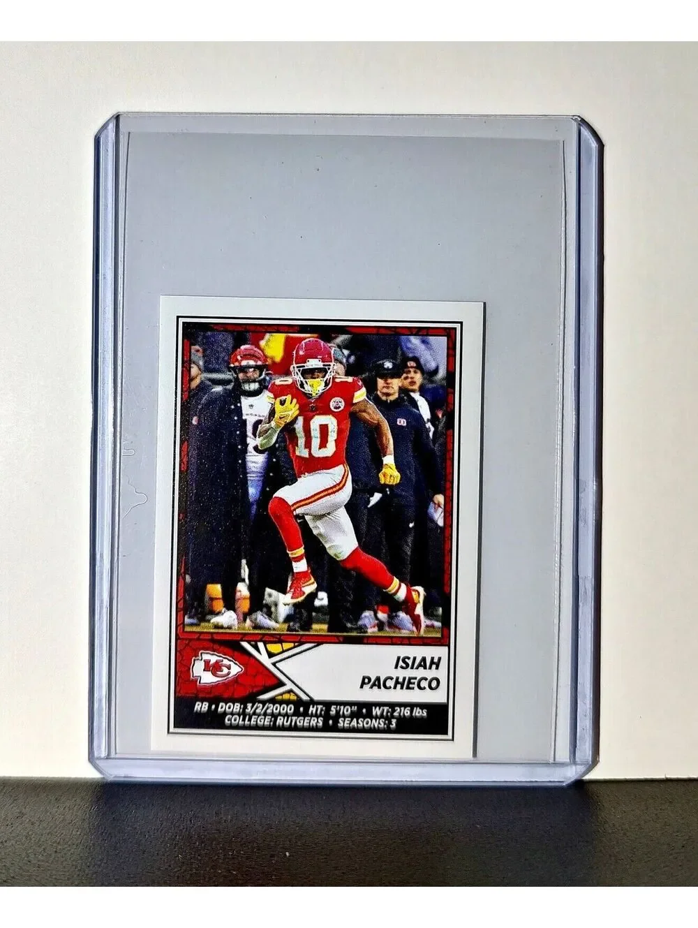 Isiah Pacheco 2024 Panini NFL Sticker #252 Kansas City Chiefs